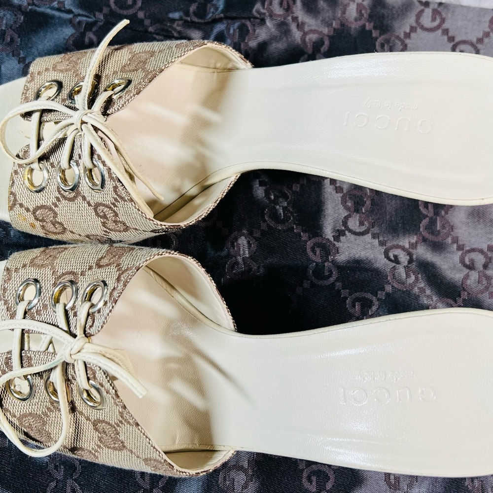 Gucci Wedge Sandals - Picture 6 of 8